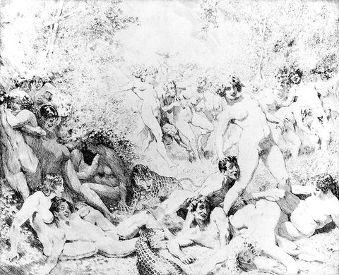 Virginity #7 Norman Lindsay Facsimile Etching