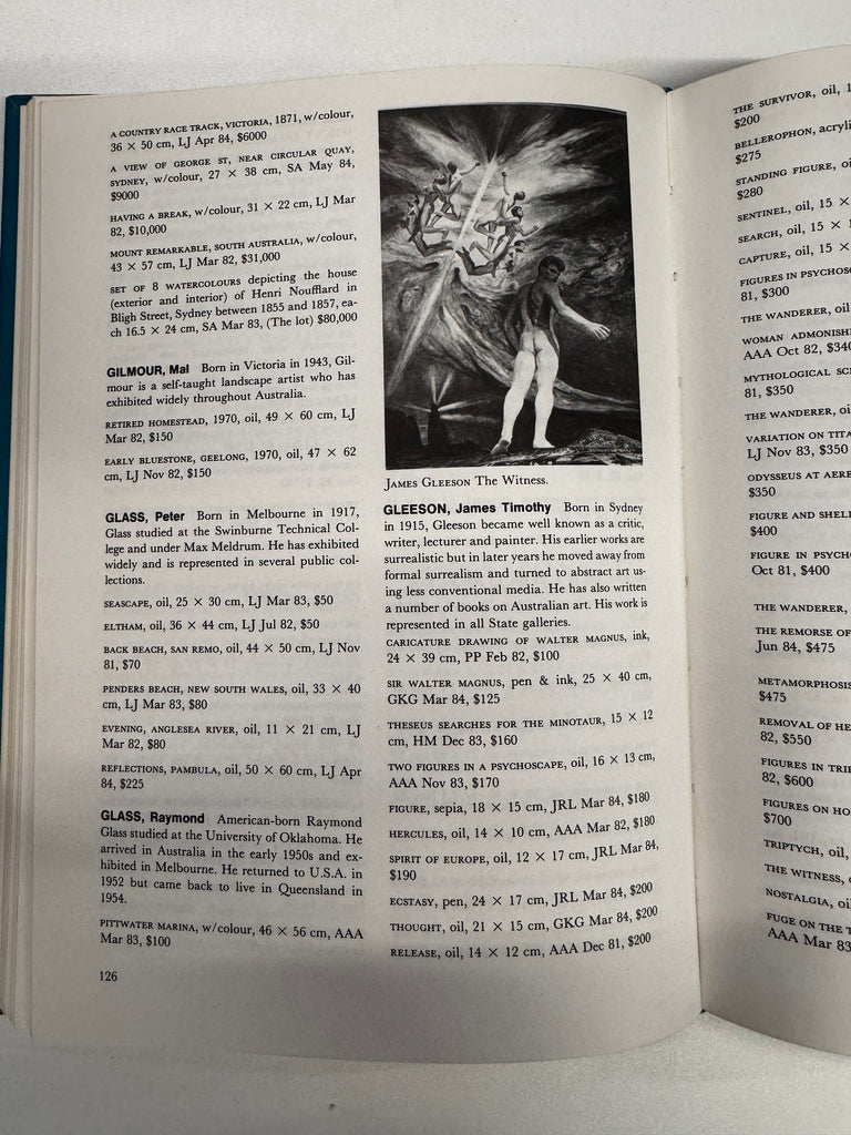 Australian Art Auction Records 1982-1984 compiled by Edward D. Craig