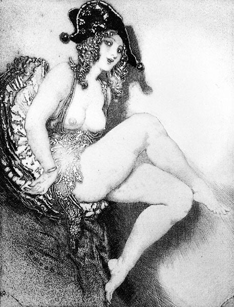 Black Hat by Norman Lindsay #12 Facsimile Etching