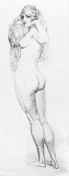 Coquette #7 Norman Lindsay Facsimile Etching