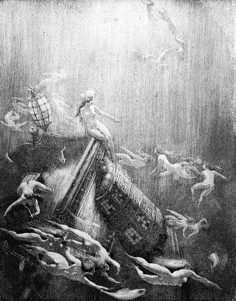 Galleon's End Facsimile Etching