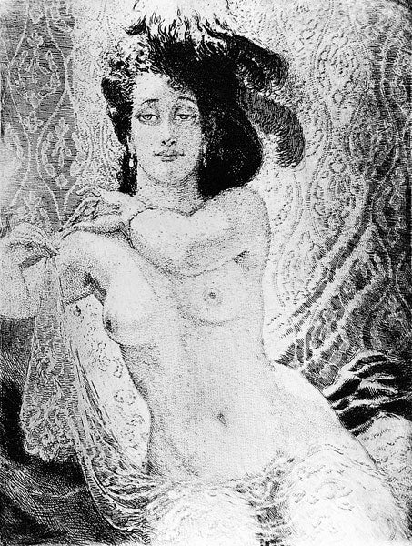 Rita #7 Norman Lindsay Facsimile Etching