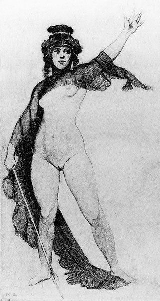 Rose Lindsay Bookplate Facsimile Etching