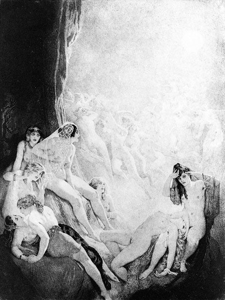 Virginity #7 Norman Lindsay Facsimile Etching