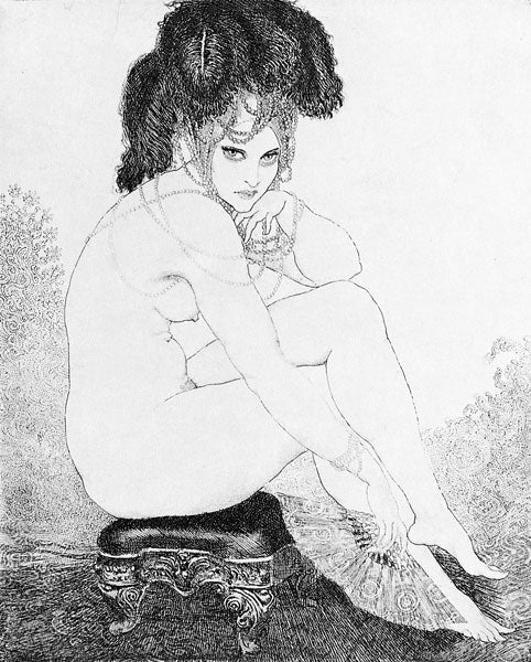 Your Fate #341 Facsimile Etching by Norman Lindsay
