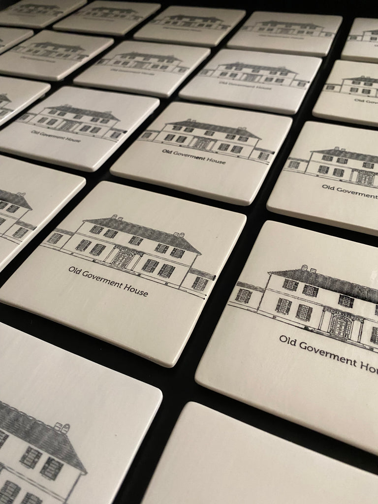 Ceramic coaster by Ali Sobel-Read for National Trust of Australia