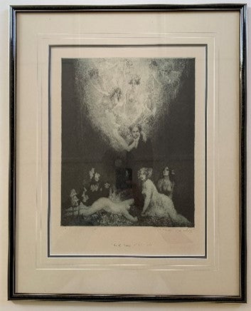 Norman Lindsay C Sharp Minor Quartet Facsimile etching
