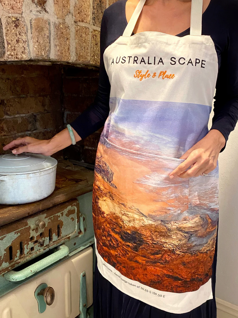 Apron with Australia from the air image