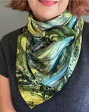 Silk Scarf with Australia from the air image