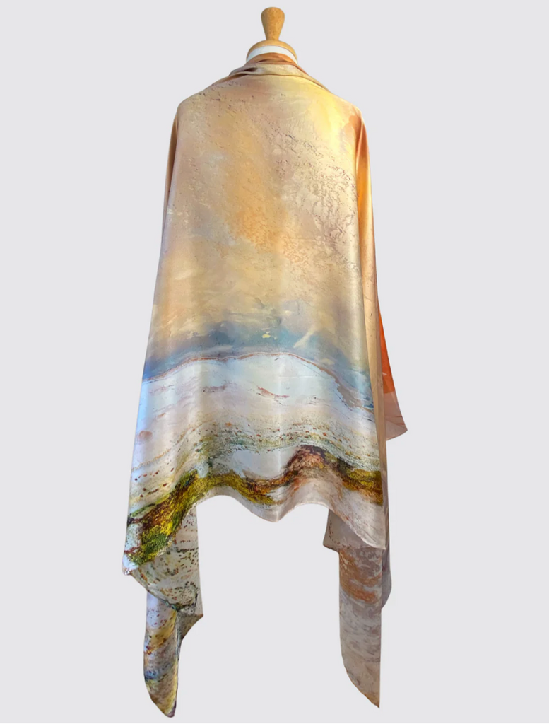 Silk Scarf with Australia from the air image
