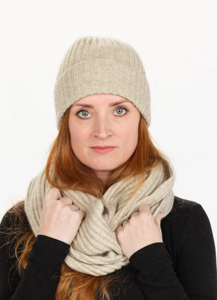 Ribbed Beanie Merino & Possum