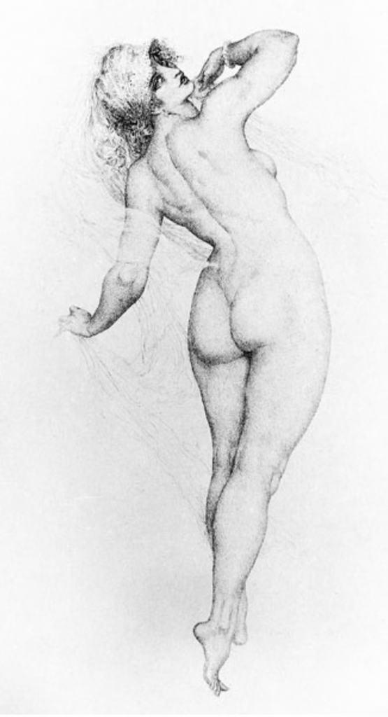 Who Follows? #7 Facsimile Etching by Norman Lindsay