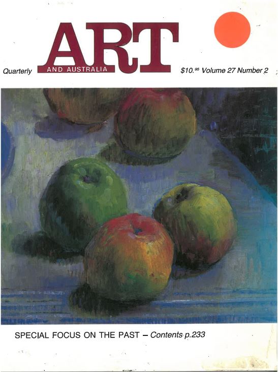Art & Australia Vol. 27 No. 2 Summer 1989