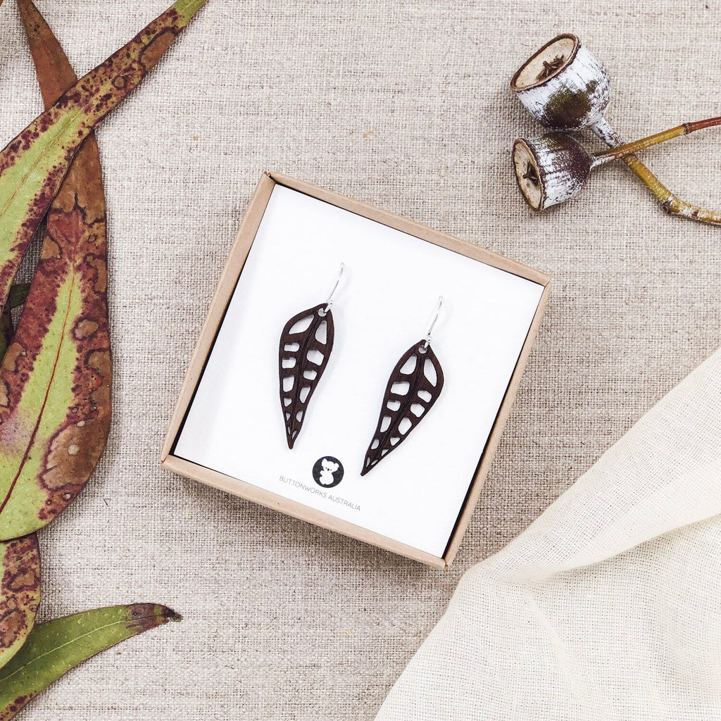 Gum Leaf Earrings