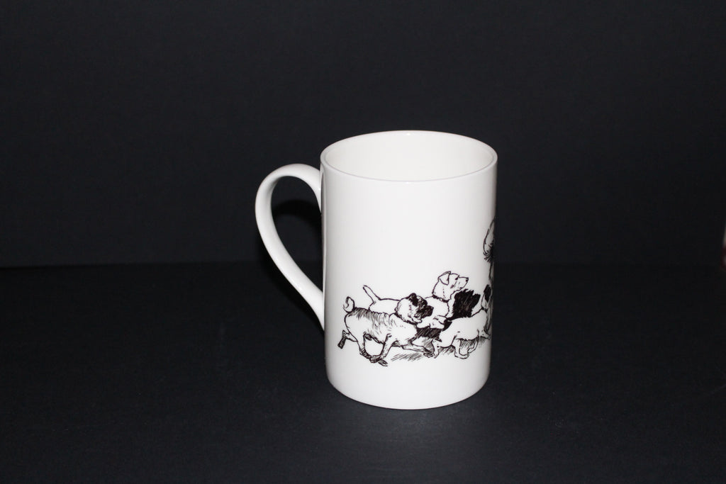 'Running Dogs' mug