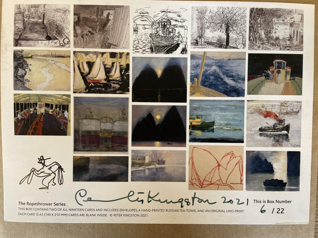 Peter Kingston The Ropethrower boxed card set