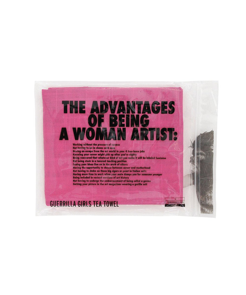 The Advantages of Being a Woman Artist Tea Towel