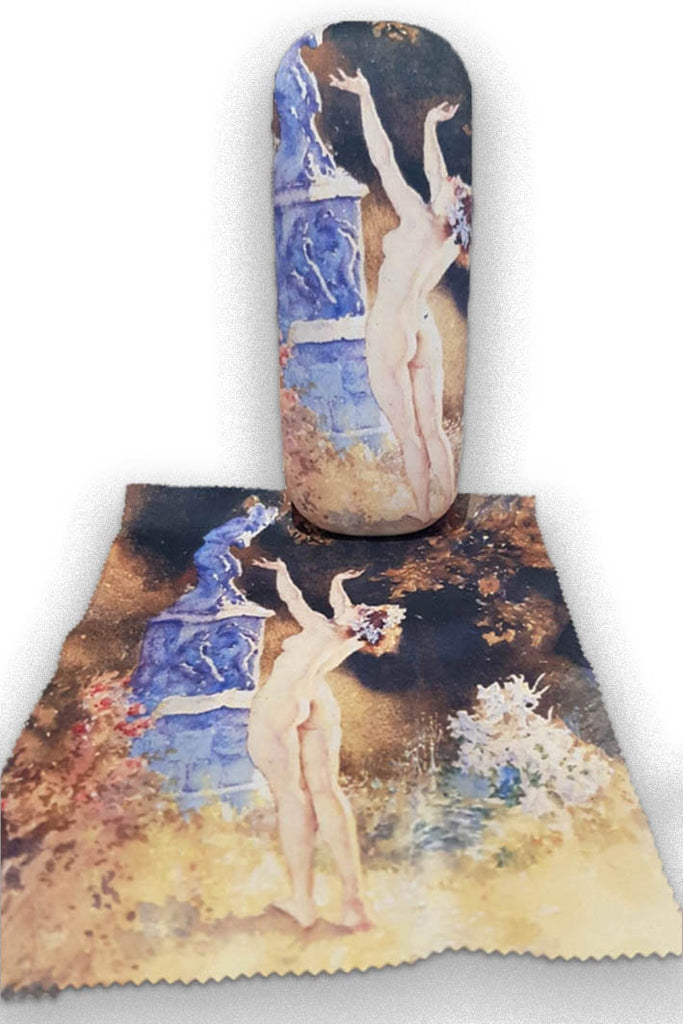 Garden God Glasses Case with Lens Cloth