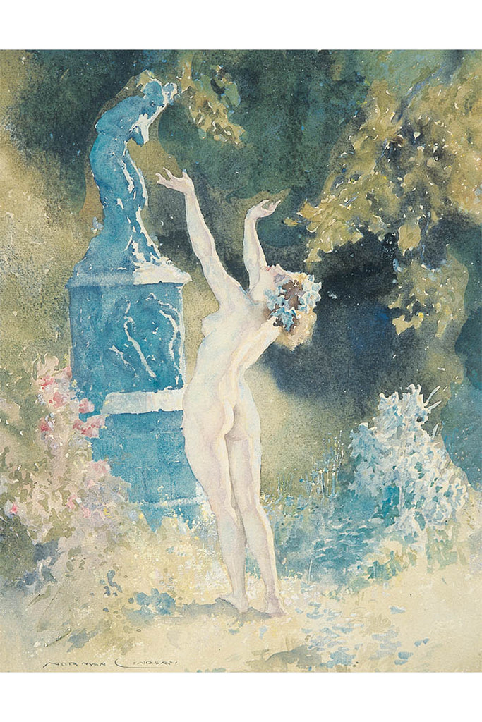 Garden God by Norman Lindsay - Poster