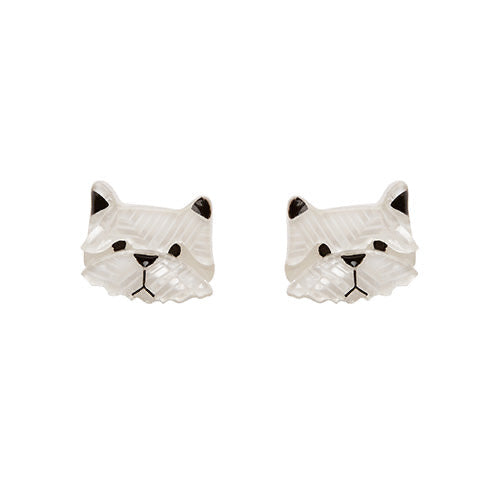 Erstwilder Winston the Westie Earrings