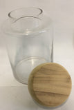 Storage Jar with Wooden Lid