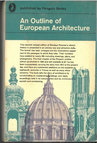 An Outline of European Architecture by Nikolaus Pevsner