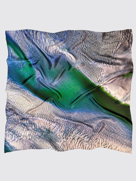 Silk Scarf with Australia from the air image