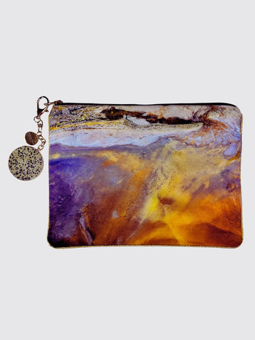 Clutch bag with Australia from the air image