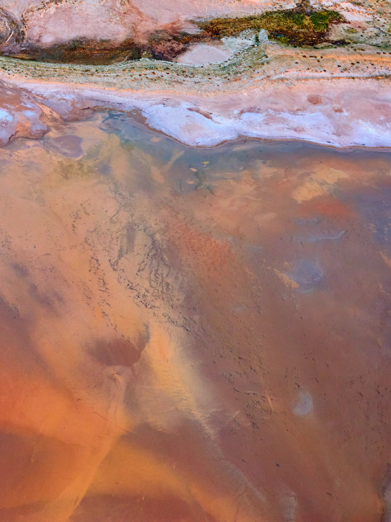 Clutch bag with Australia from the air image
