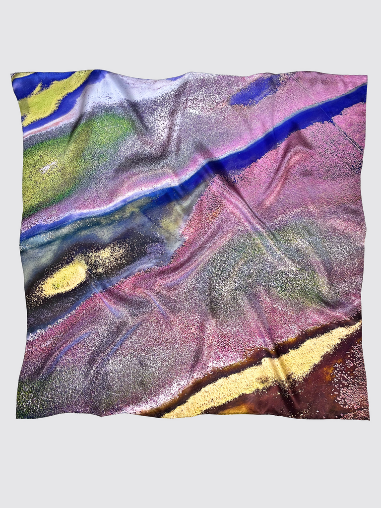 Silk Scarf with Australia from the air image