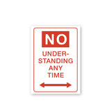 No Understanding magnet X Richard Tipping