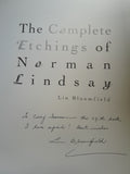Complete Etchings of Norman Lindsay signed by LIN BLOOMFIELD