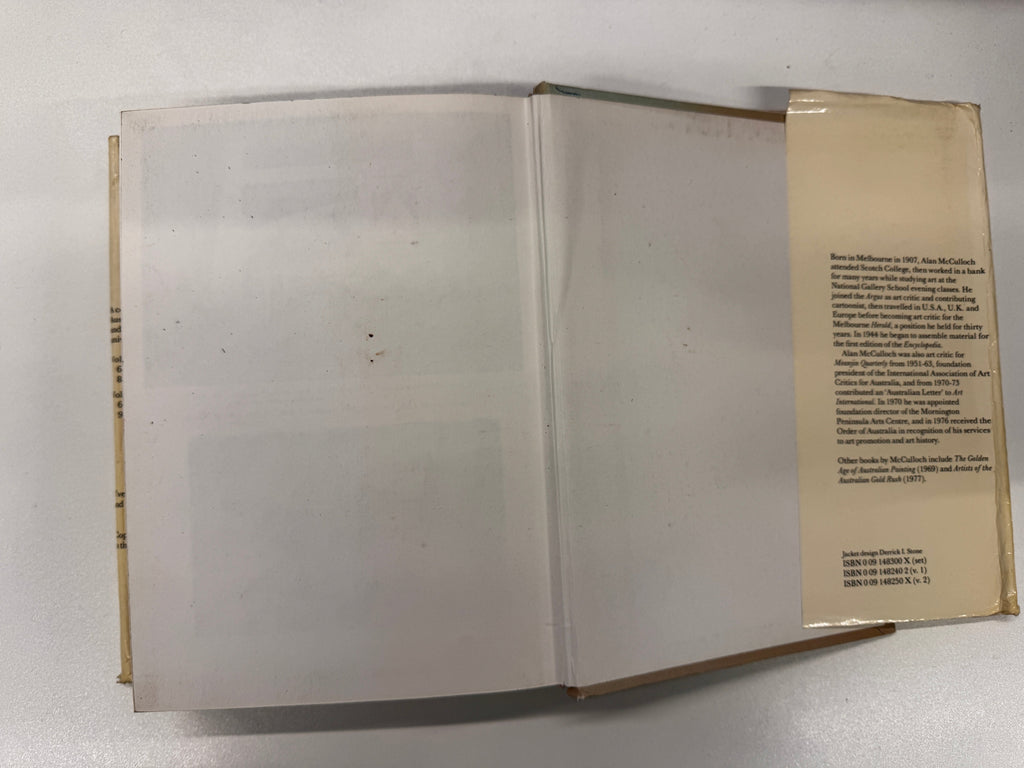 Encyclopedia of Australian Art Volume Two L-Z by Alan McCulloch