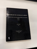 Dictionary of Australian Artists Working Paper I: Painters, Photographers and Engravers 177-1870 A-H by Joan Kerr