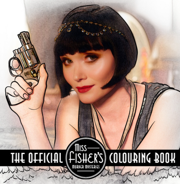 Miss Fisher Colouring in Book