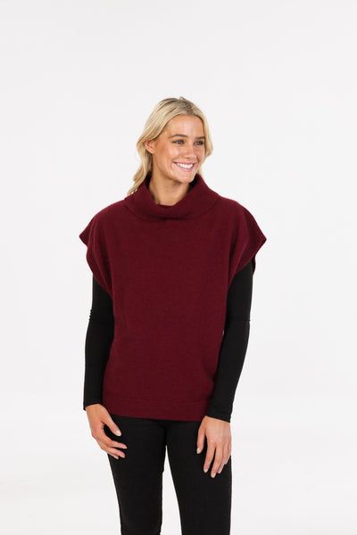Merino Possum Fibre Blend Cowl Neck