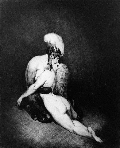 Desire by Norman Lindsay #548 Facsimile Etching
