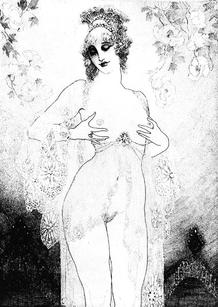 Norman Lindsay Julia Facsimile Etching