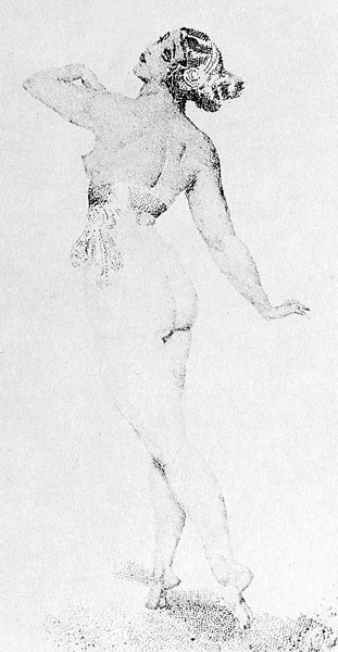 The Temptress #7 Norman Lindsay Facsimile Etching