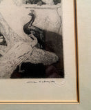Peacocks’ facsimile etching edition #489