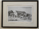 Lionel Lindsay Little Farm Windsor Facsimile Etching