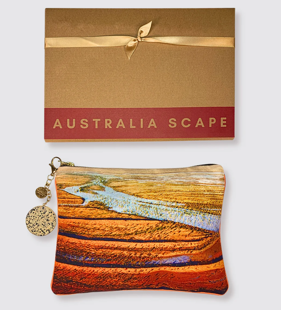 Clutch bag with Australia from the air image