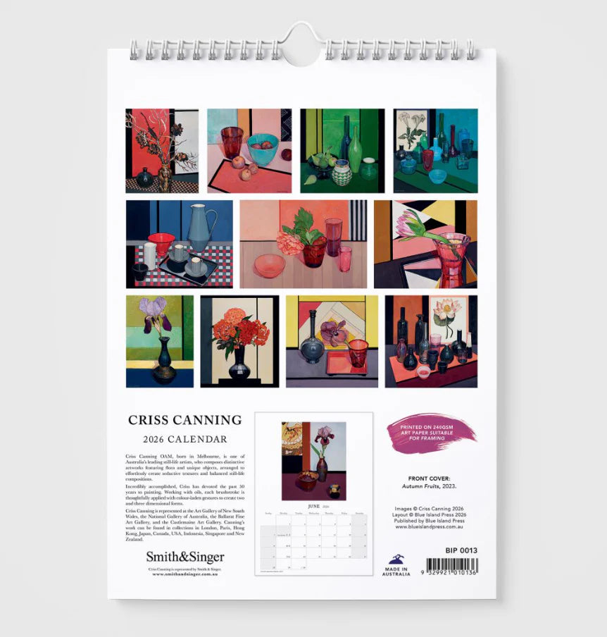 2026 Criss Canning Art Calendar