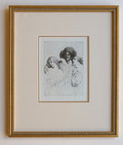 Norman Lindsay Trio facsimile etching