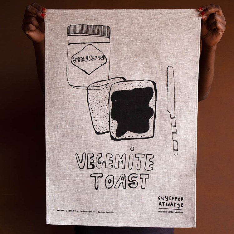 Vegemite Toast tea towel