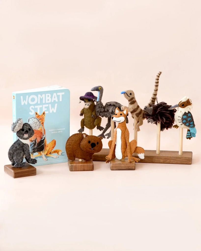 Wombat Stew Finger Puppet Set of 8
