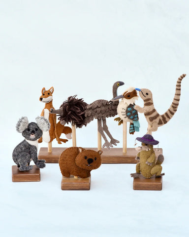 Wombat Stew Finger Puppet Set of 8
