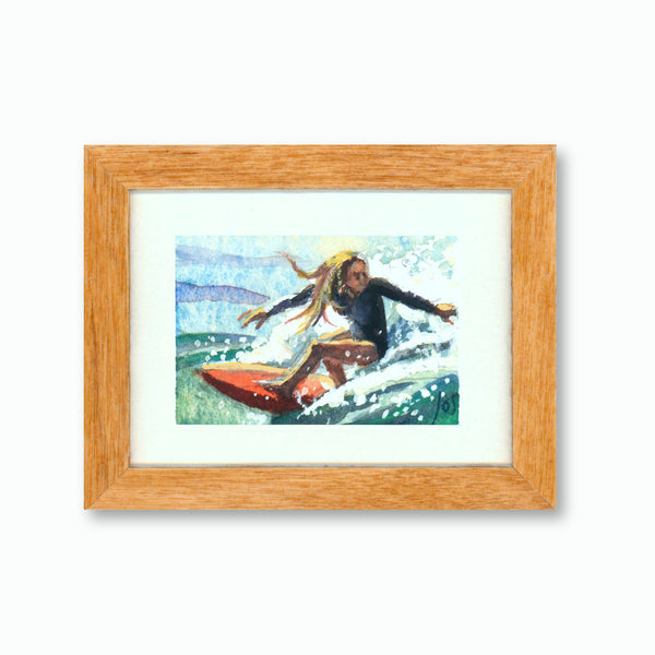Giant Miniature Art Exhibition 2023 no. 012: Surfer Girl