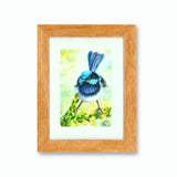 Giant Miniature Art Exhibition 2023 no. 665: Little Blue (Fairy Wren)