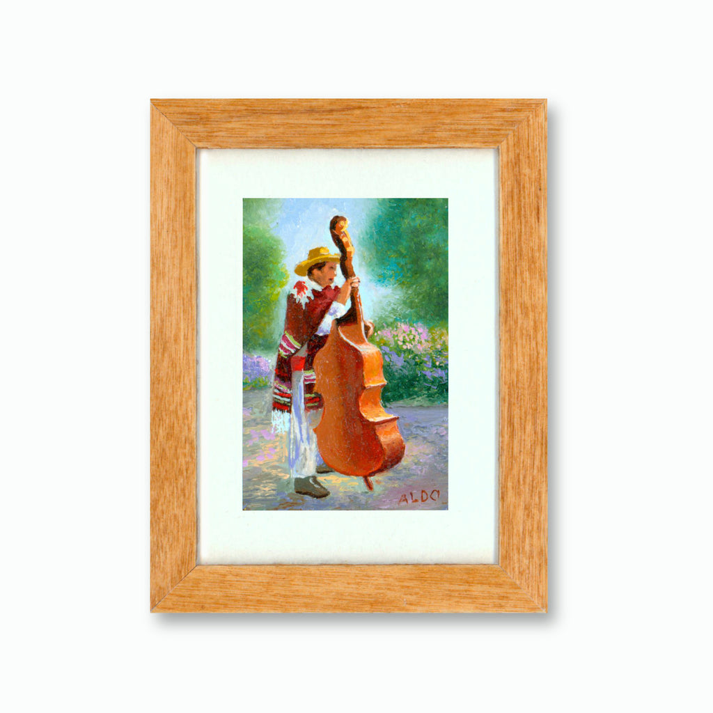 Giant Miniature Art Exhibition 2023 no. 753: Musician From Patzcuaro